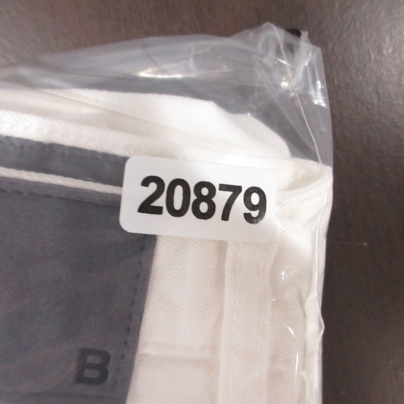 Bonobos Jeans Mens 33x28 White Tailored Fit Tapered Zip Fly Light Denim Pants - Picture 11 of 11